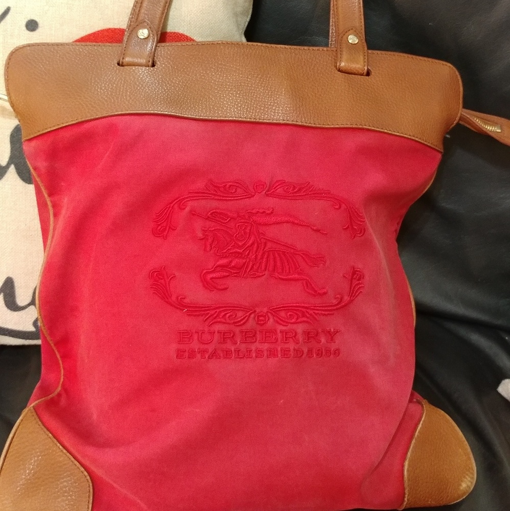 Burberry Canvas Shopper